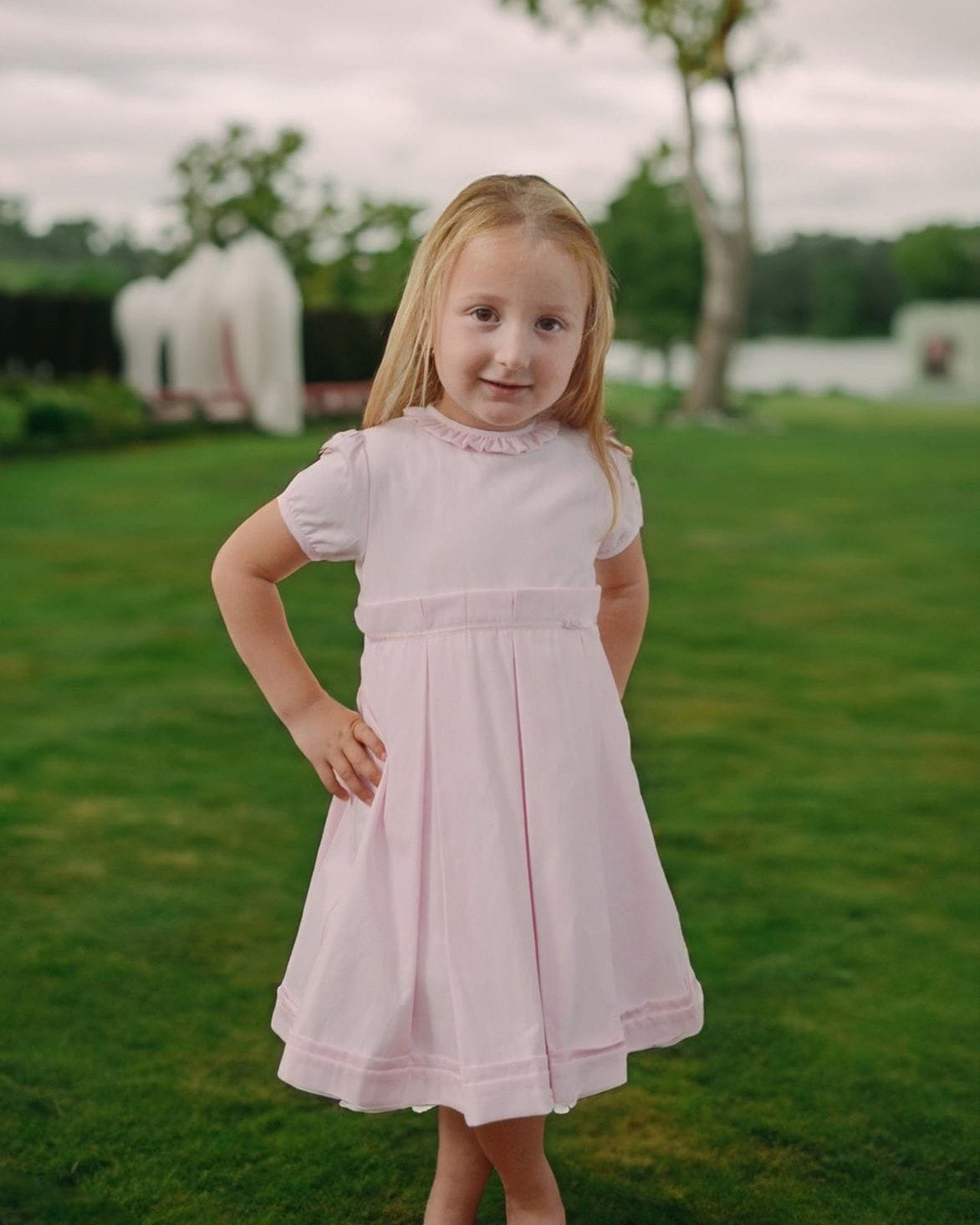 pink girls todder gown