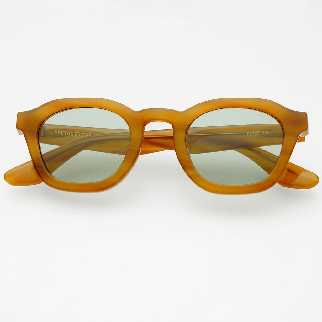 Freyrs Eyewear Blake Acetate Unisex Round Sunglasses Honey - Little Miss Muffin Children & Home