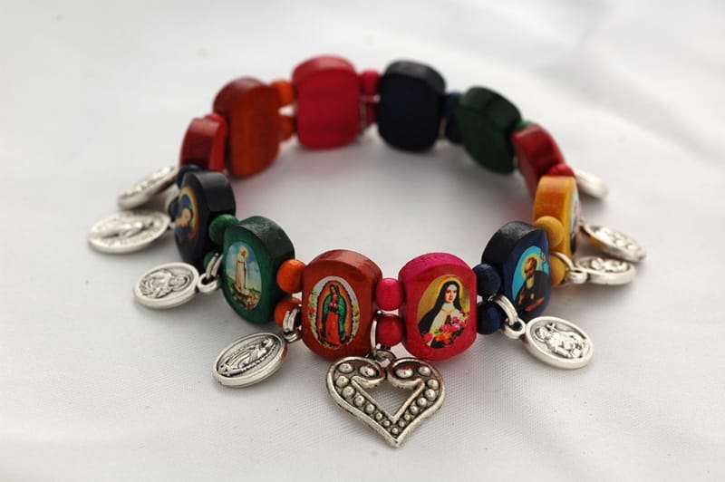 Contreras Designs Vibrant Brazilian Saints Prayer Beads Bracelet - Little Miss Muffin Children & Home