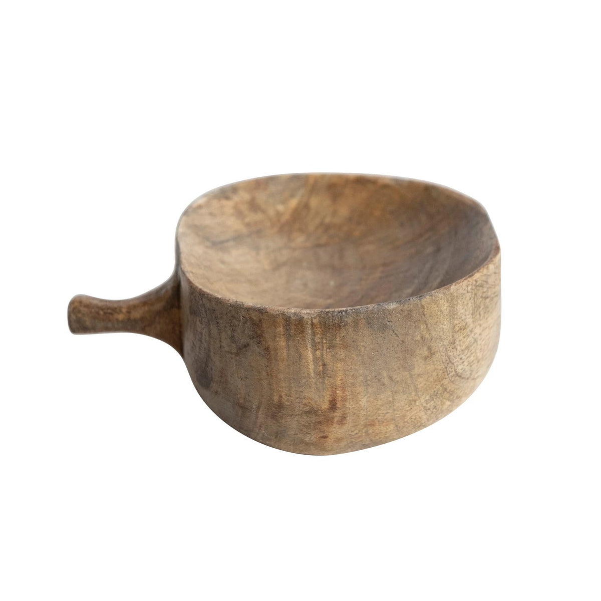 Creative Co-Op Creative Co-op Carved Mango Wood Pumpkin Shaped Bowl, Stained Finish - Little Miss Muffin Children & Home
