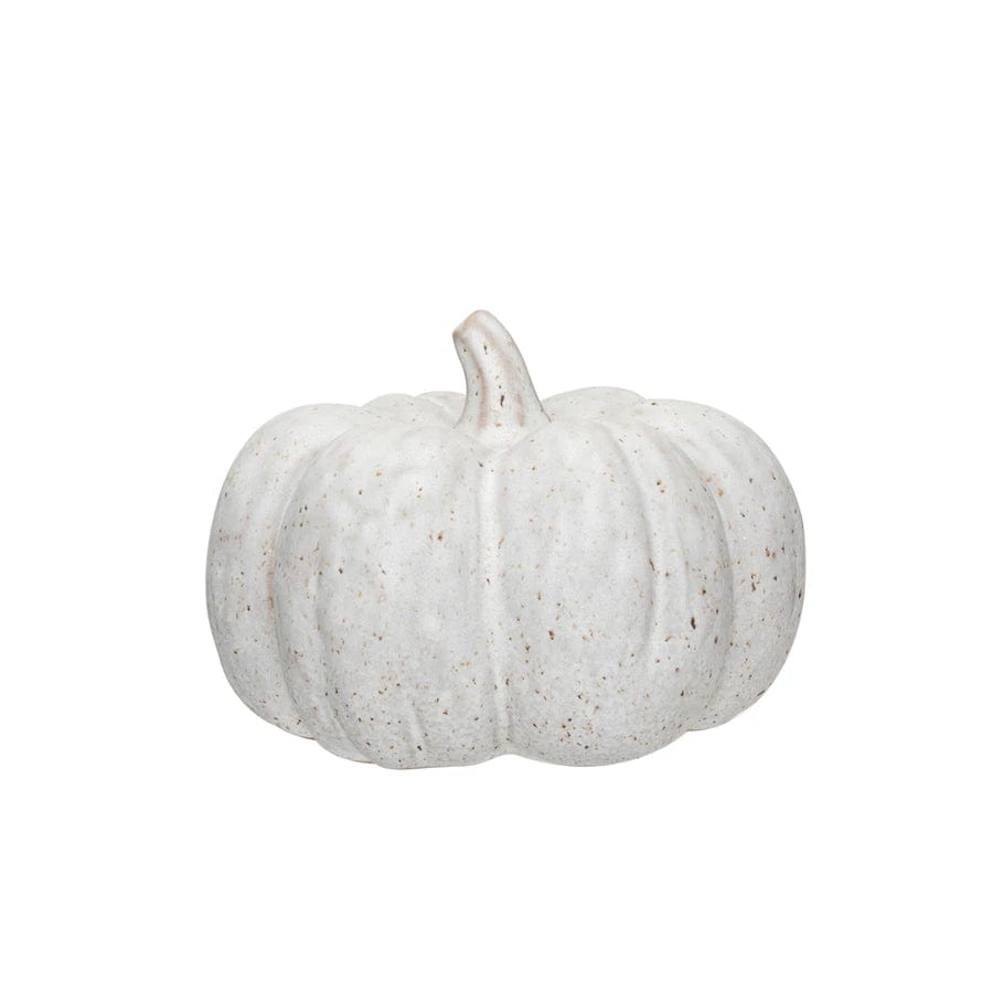 Creative Co-op Creative Co-op Stoneware Pumpkin with Reactive Glaze - Little Miss Muffin Children & Home