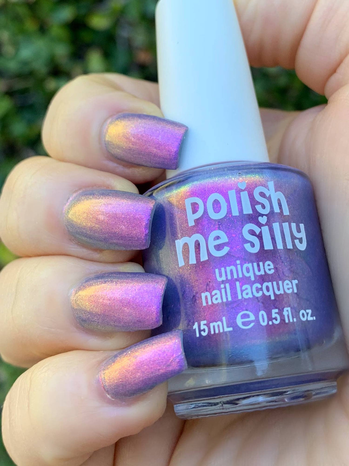 Polish Me Silly Cotton Candy Glow- Glow Pop Nail Polish Lacquer - Little Miss Muffin Children & Home