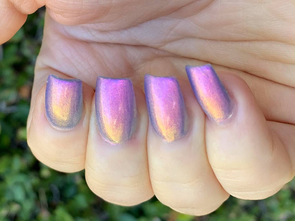 Polish Me Silly Cotton Candy Glow- Glow Pop Nail Polish Lacquer - Little Miss Muffin Children & Home