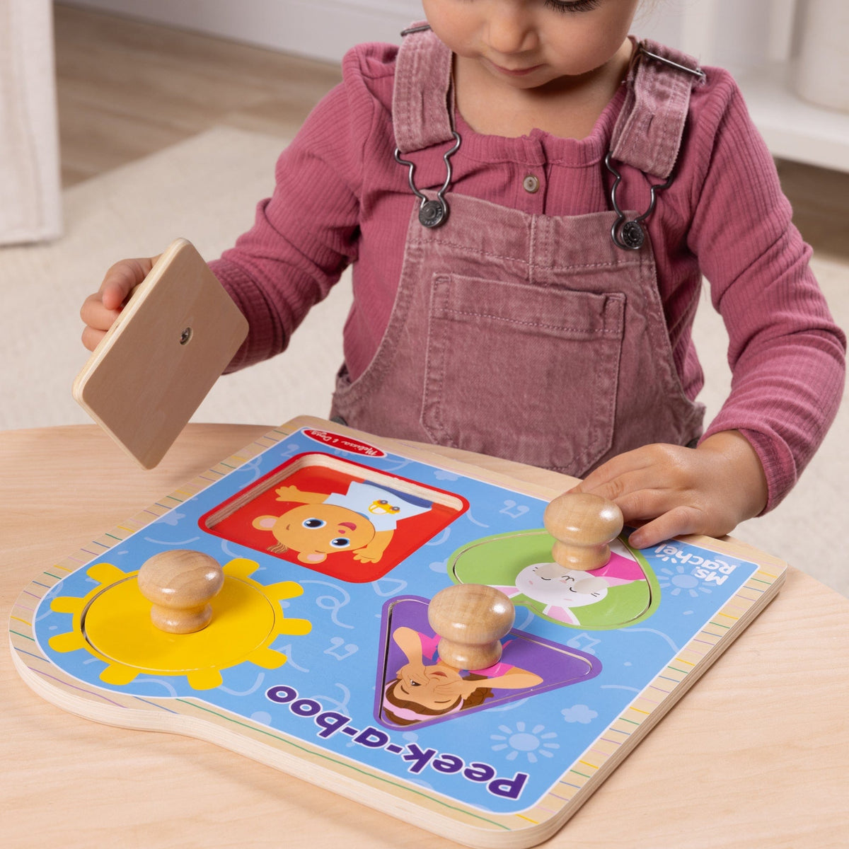 Melissa & Doug Melissa & Doug Ms Rachel Jumbo Knob Puzzle - Little Miss Muffin Children & Home