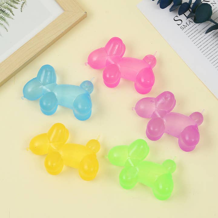 Auraquise Random Color Balloon Dog Squishy Slow Rising Stress Relief Squeeze Toy - Little Miss Muffin Children & Home