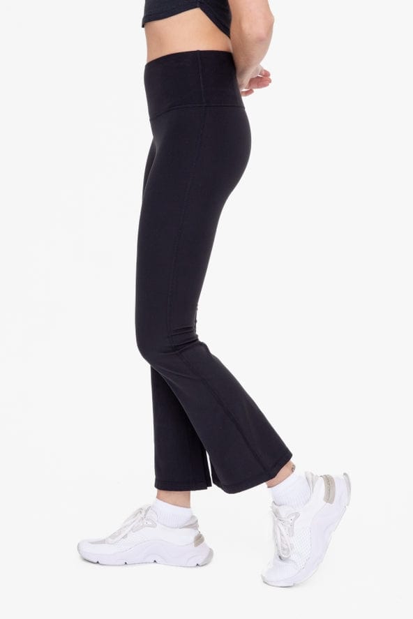 Mono B Mono B High-Waisted Flare Leggings - Little Miss Muffin Children & Home