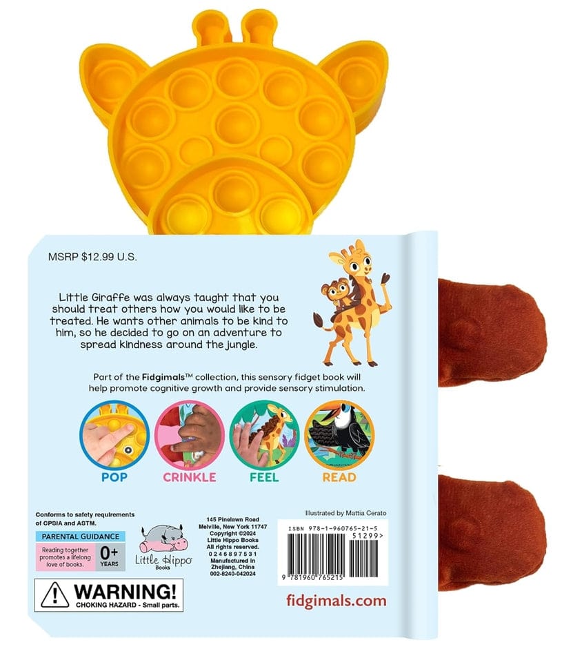 Little Hippo Books Little Giraffe - Your Sensory Fidget Friend - Little Miss Muffin Children & Home