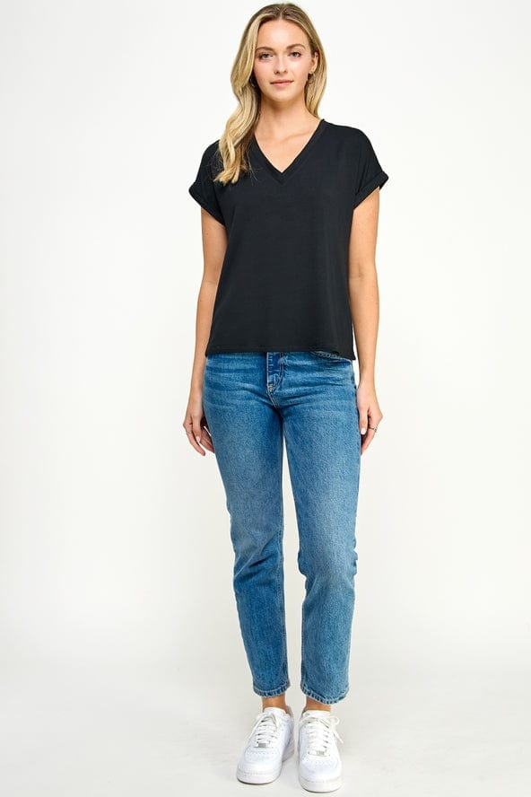 Ellison Ellison V-Neck Tee - Little Miss Muffin Children & Home