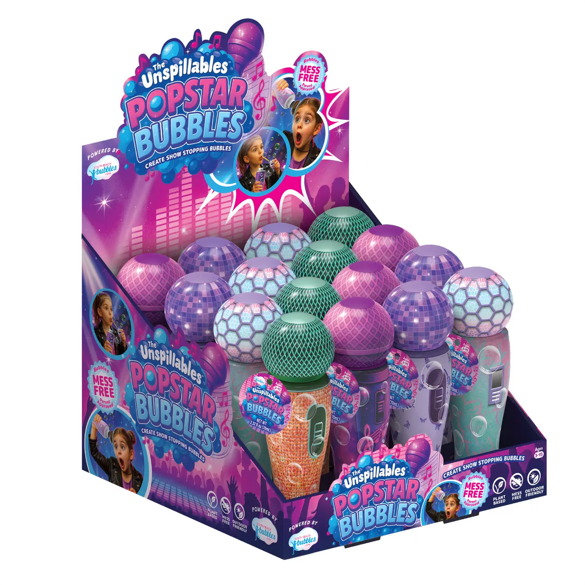 The Unspillables Pop Star Bubbles, 4 Styles Available