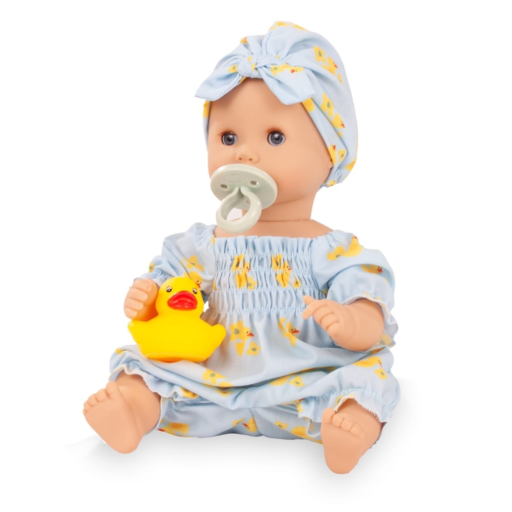 Gotz Gotz Sleepy Aquini Little Duck 13" Soft Bath Baby Doll Set - Little Miss Muffin Children & Home