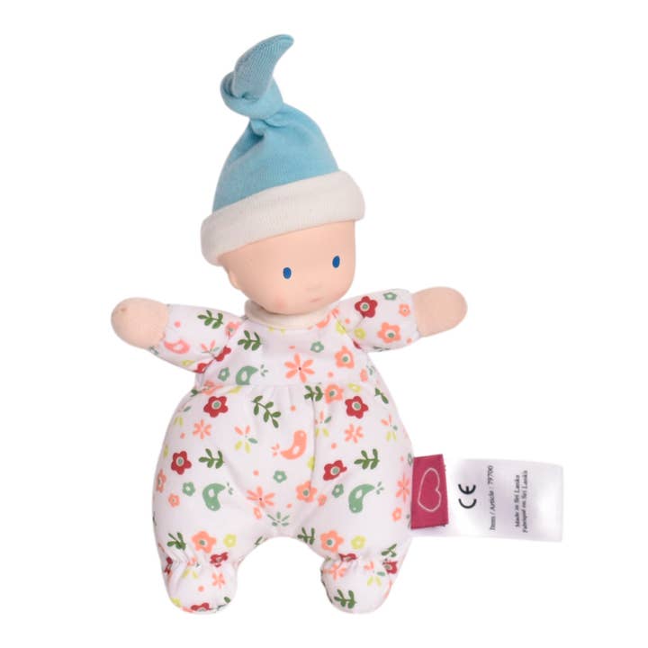Tikiri Toys Precious Light Skin Doll with Rubber Head Floral Outfit - Little Miss Muffin Children & Home