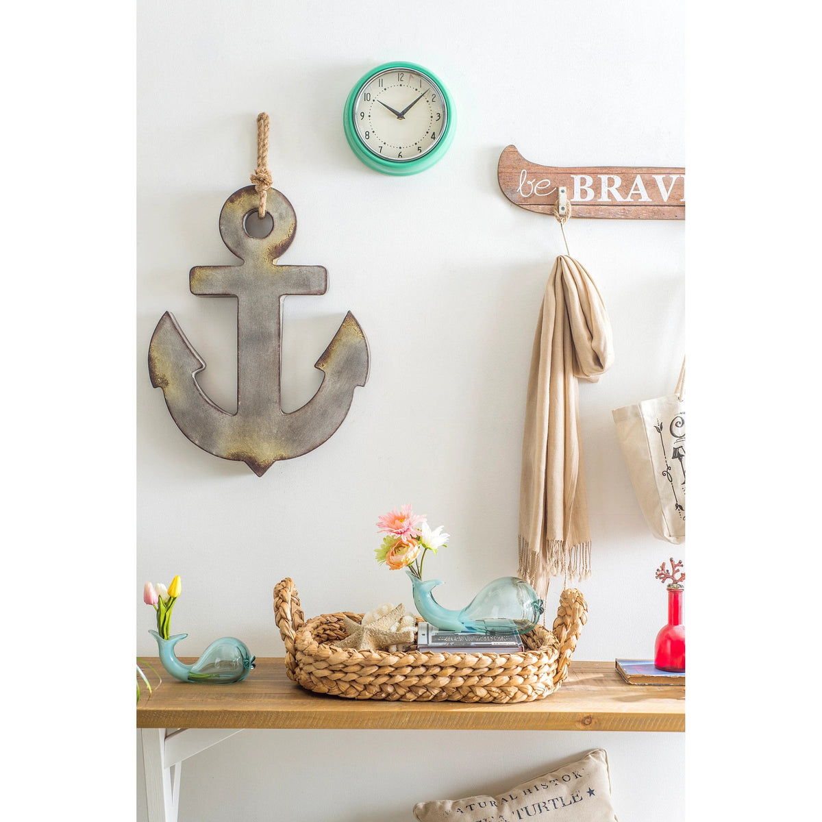 Creative Co-Op Creative Co-op Bankuan Braided Tray with Handles - Little Miss Muffin Children & Home