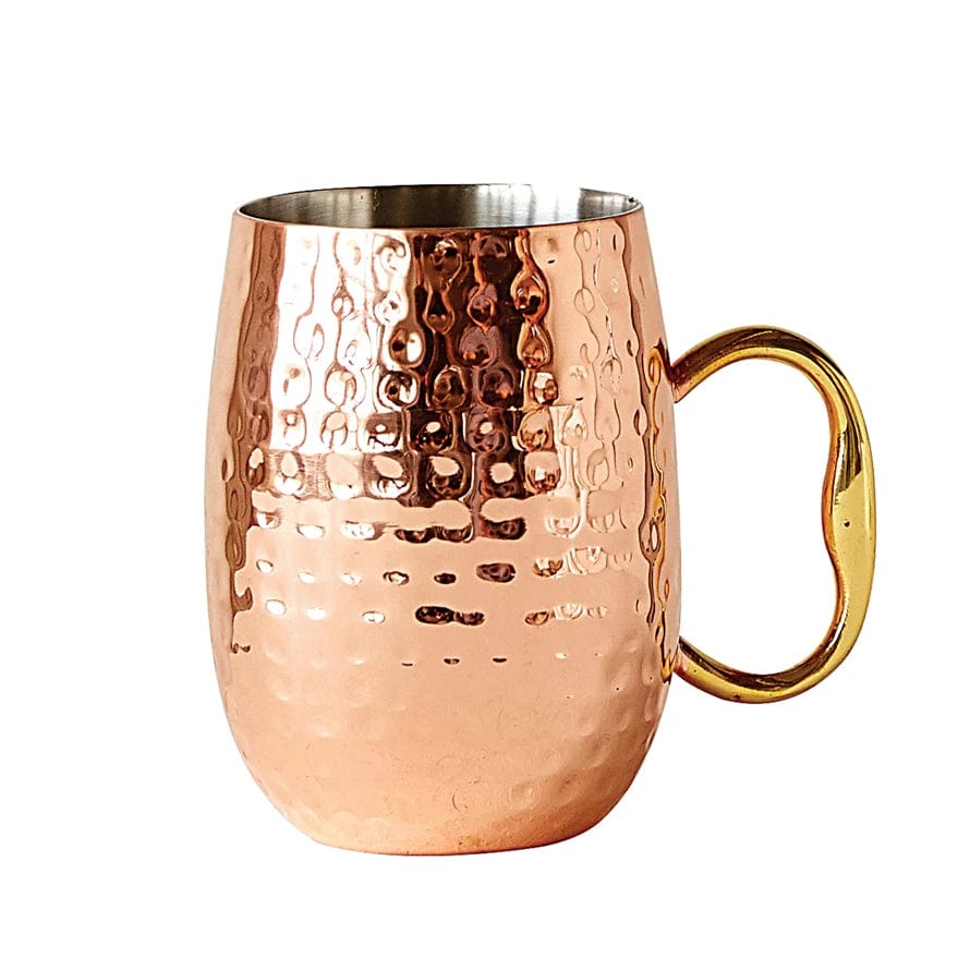 Creative Co-op Creative Co-op 16oz Stainless Steel Mule Mug, Copper Finish - Little Miss Muffin Children & Home