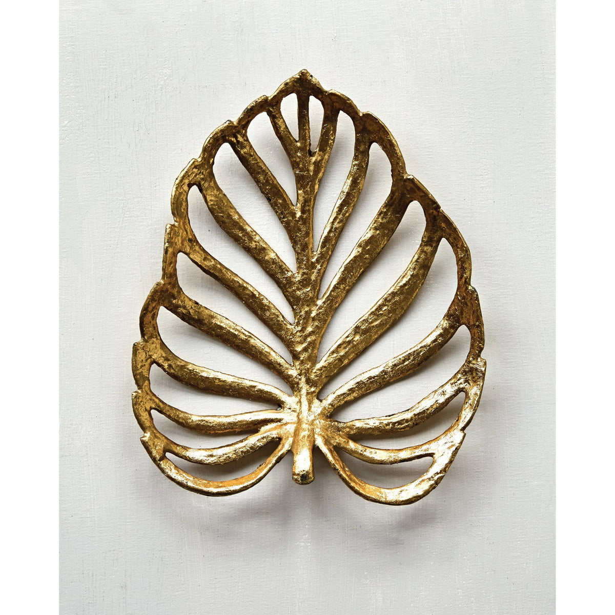 Creative Co-Op Creative Co-op Decorative Cast Iron Leaf - Little Miss Muffin Children & Home