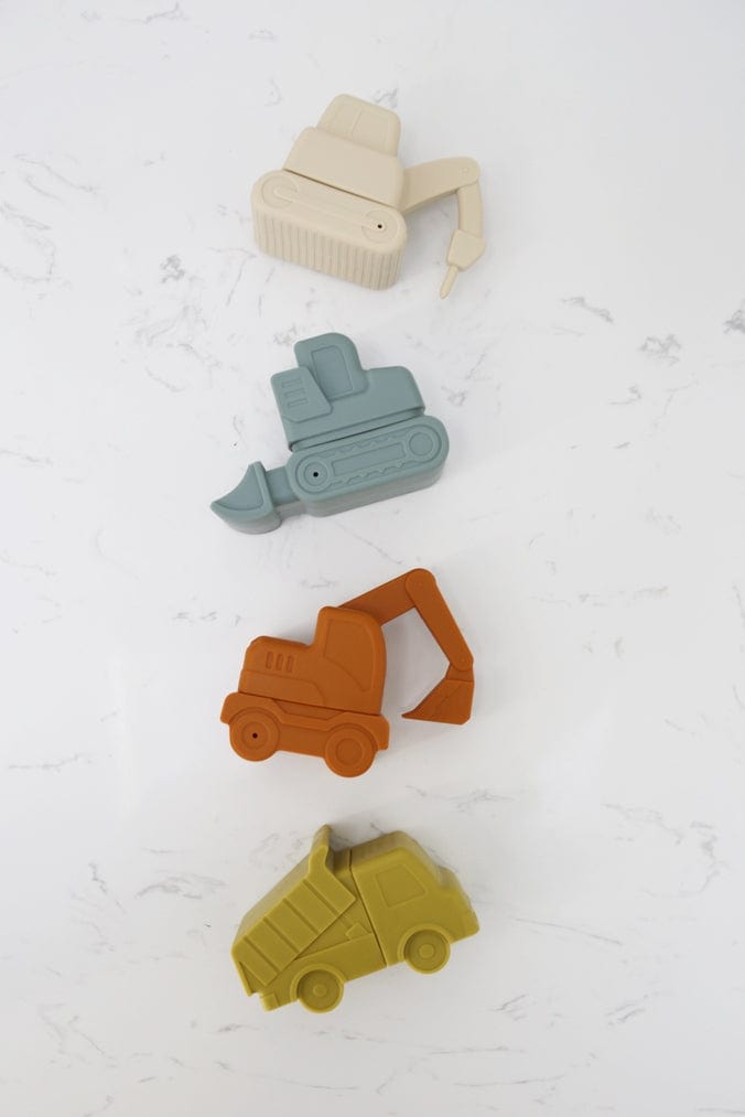 Marlowe & Co Marlowe & Co Construction Silicone Bath Toy Set - Little Miss Muffin Children & Home
