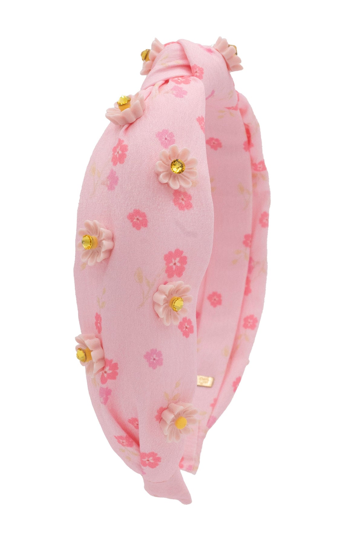 Bari Lynn Daisy Charm Print Knot Headband - Little Miss Muffin Children & Home