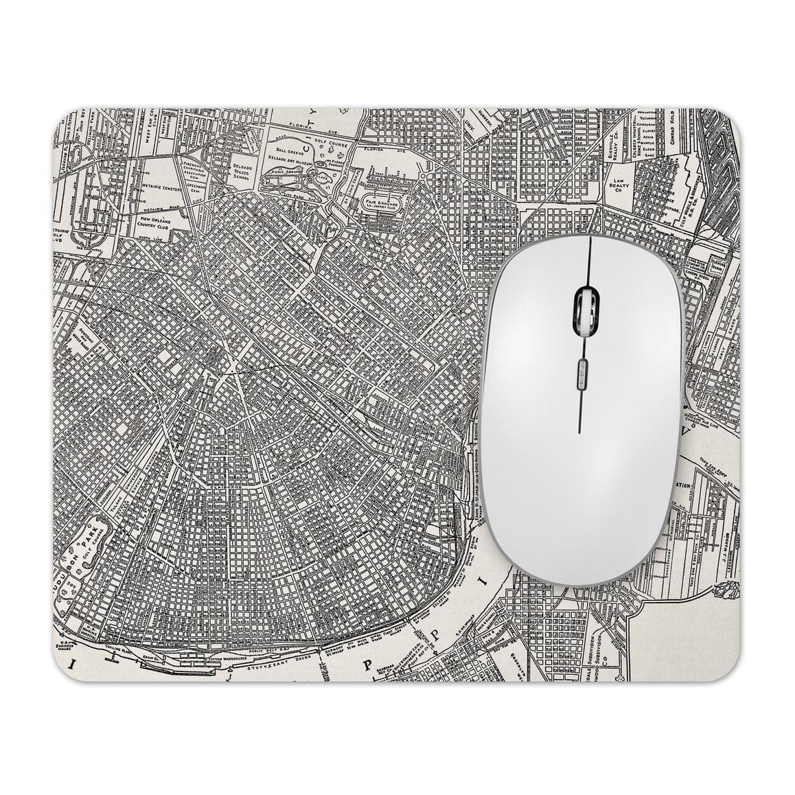Daisy Mae Designs Daisy Mae Designs New Orleans Map Mousepad - Little Miss Muffin Children & Home