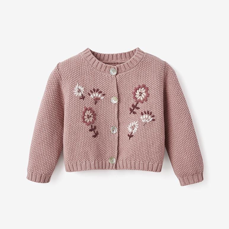 Elegant Baby Elegant Baby Flower Cardigan - Little Miss Muffin Children & Home