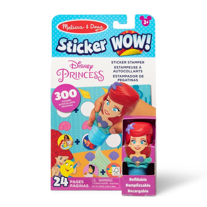 Melissa & Doug Sticker WOW! Activity Pad & Sticker Stamper - Ariel - Little Miss Muffin Children & Home