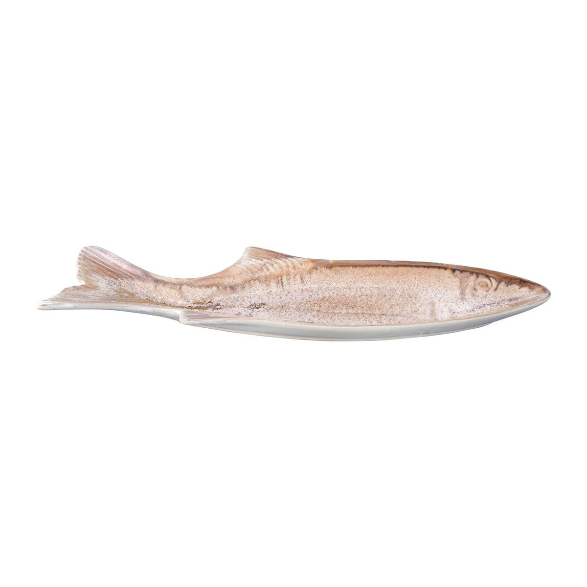 Creative Co-Op Creative Co-op Stoneware Fish Shaped Dish with Glaze - Little Miss Muffin Children & Home