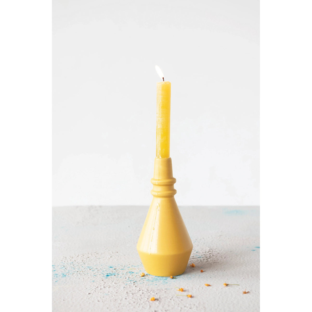 Creative Co-Op Creative Co-op Stoneware Taper Holder - Little Miss Muffin Children & Home