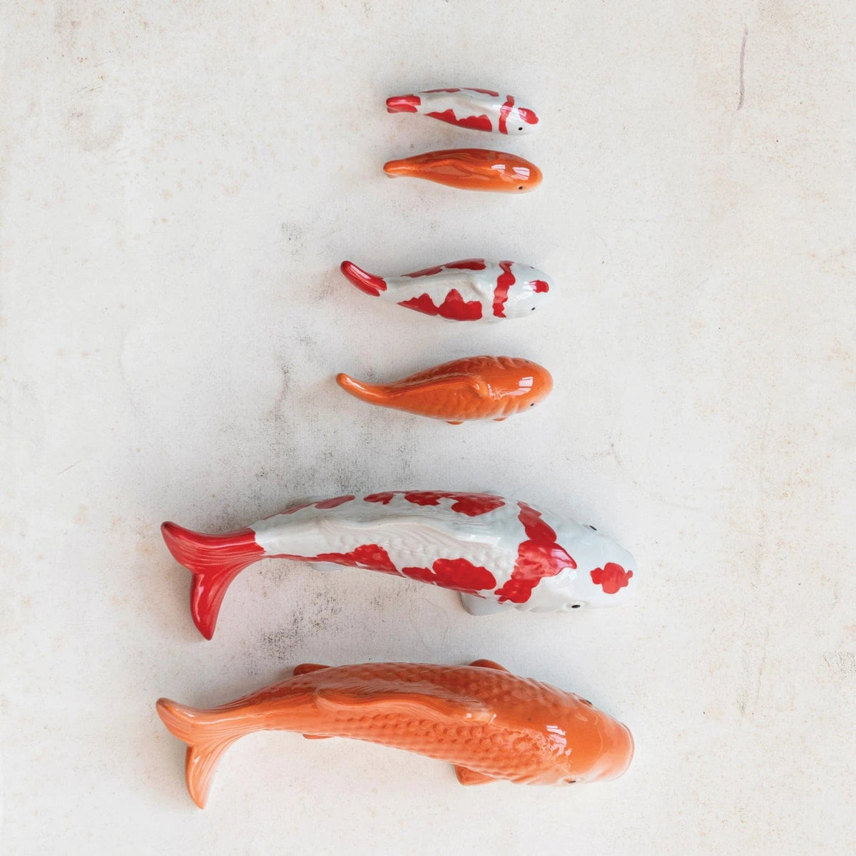 Creative Co-Op Creative Co-op Stoneware 8" Floating Fish - Little Miss Muffin Children & Home