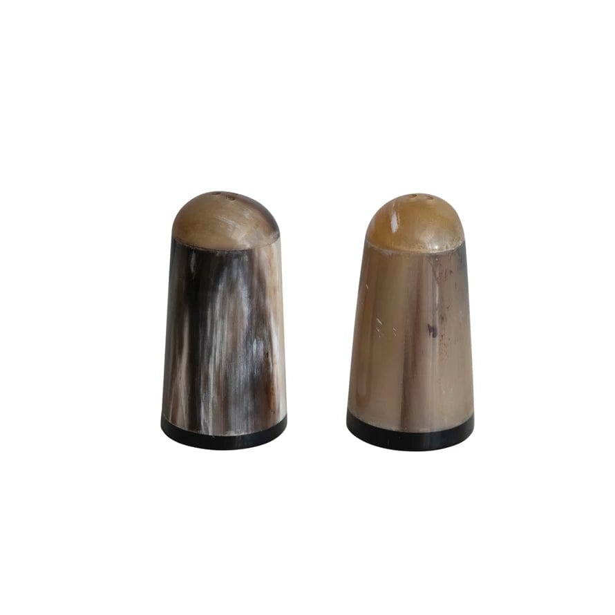 Creative Co-Op Creative Co-op Horn Salt & Pepper Shakers - Little Miss Muffin Children & Home
