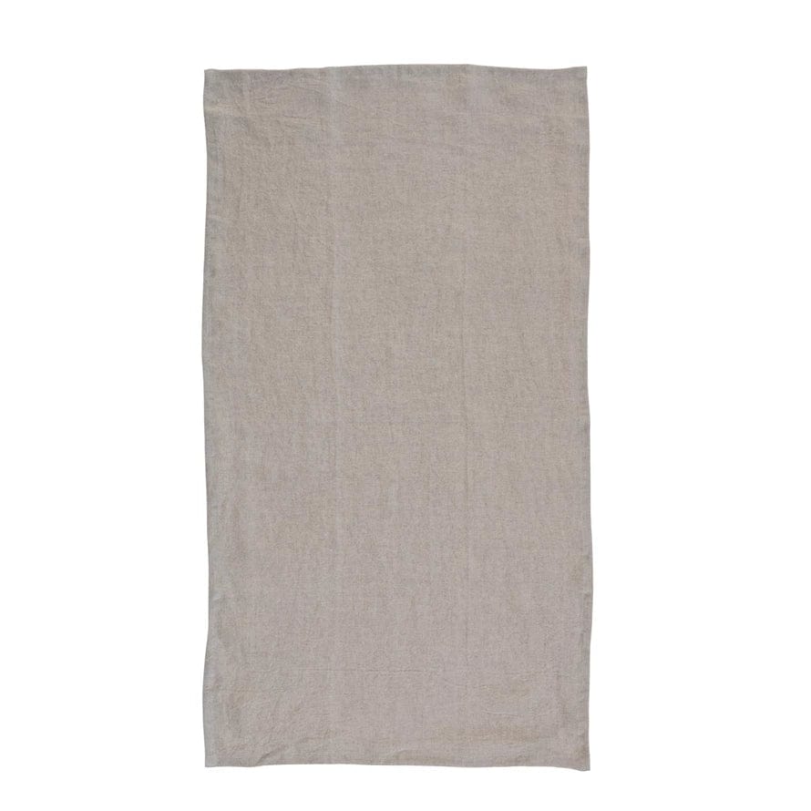 Creative Co-op Creative Co-op 36"L x 20"W Oversized Stonewashed Linen Tea Towel in Natural - Little Miss Muffin Children & Home