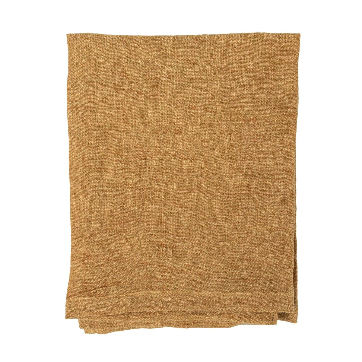 Creative Co-op Creative Co-op 36"L x 20"W Oversized Stonewashed Linen Tea Towel in Mustard - Little Miss Muffin Children & Home
