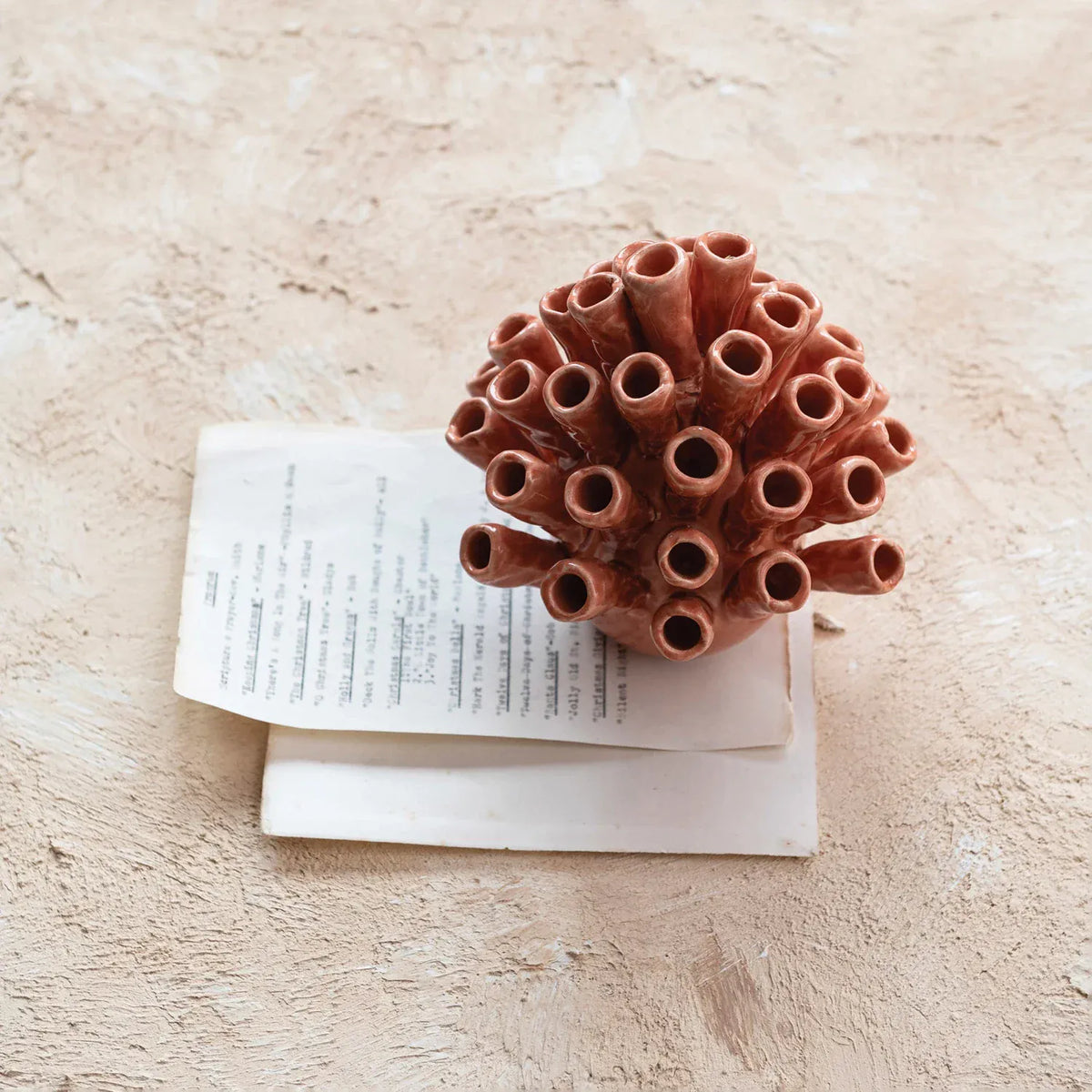 Creative Co-op Coral Crackle Glaze Stoneware Coral Shaped Decor (Each One Will Vary) - Little Miss Muffin Children & Home
