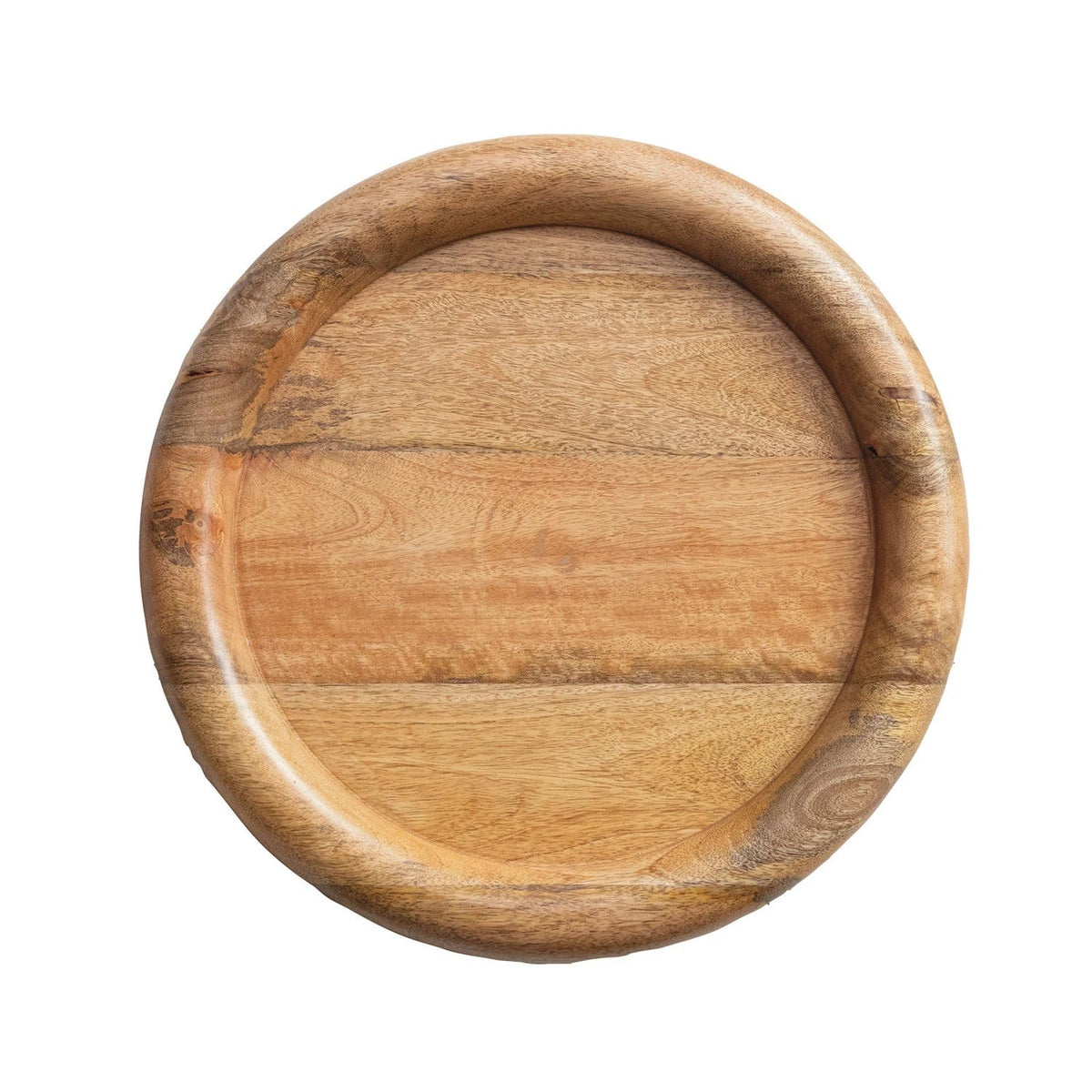 Creative Co-op Creative Co-op 16" Round x 8"H Glass Cloche with Natural Mango Wood Base - Little Miss Muffin Children & Home