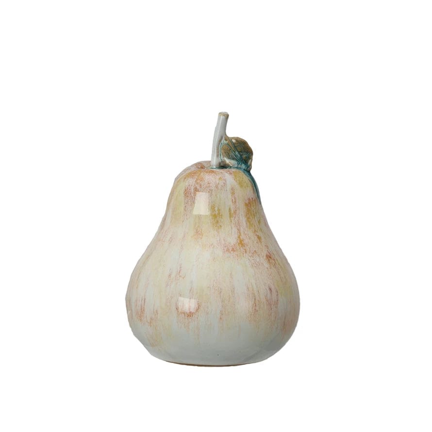 Creative Co-op Creative Co-op Reactive Glaze Stoneware Pear (Each One Will Vary) - Little Miss Muffin Children & Home