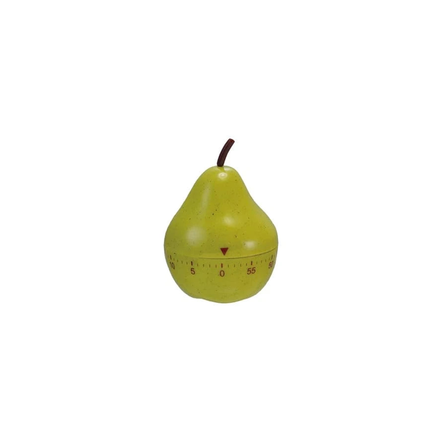 Creative Co-op Plastic Pear Shaped 1 Hour Twist Timer - Little Miss Muffin Children & Home