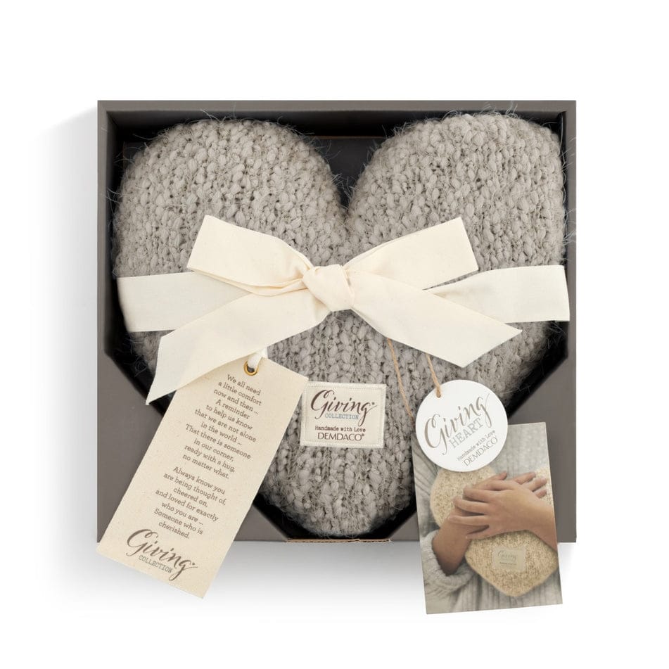 Demdaco The Taupe Giving Heart Weighted Pillow - Little Miss Muffin Children & Home