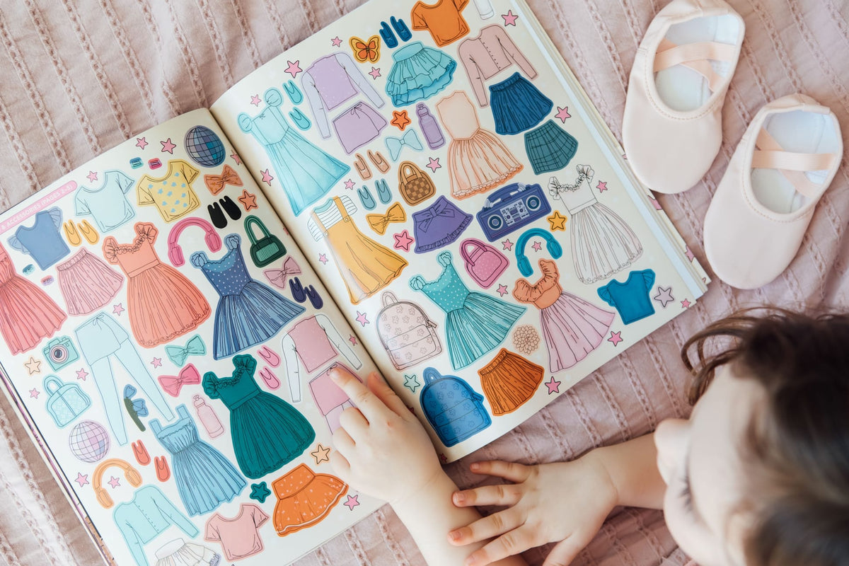 Paige Tate & Co My Sticker Storybook: Dance Recital (500+ Reusable Stickers) - Little Miss Muffin Children & Home
