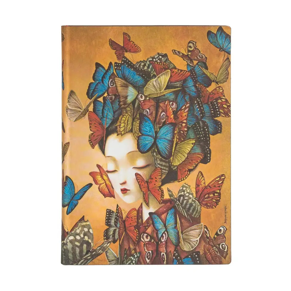 Paperblanks Madame Butterfly Midi Lined Softcover