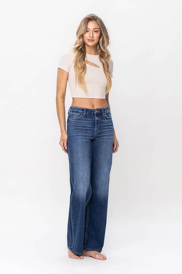 Flying Monkey Flying Monkey High Rise Loose Fit Jeans - Little Miss Muffin Children & Home