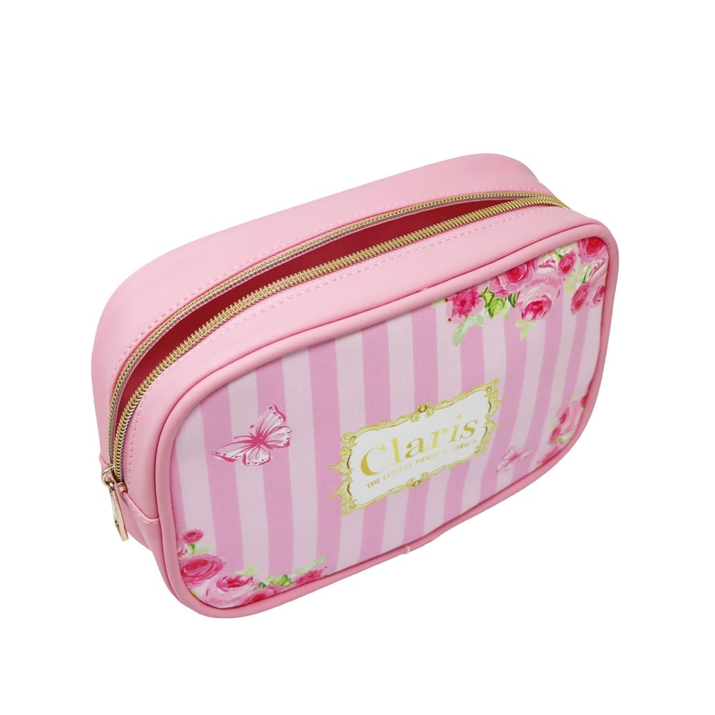 Pink Poppy Pink Poppy Claris the Chicest Mouse in Paris Cosmetic Pouch - Little Miss Muffin Children & Home