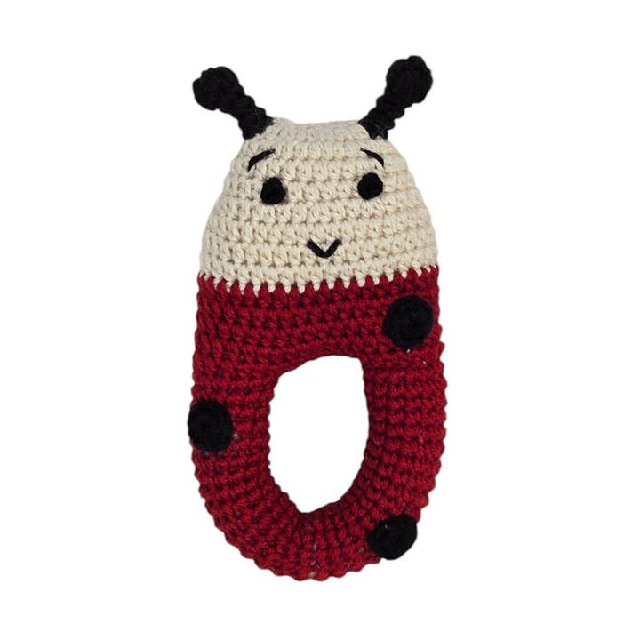 Crochet Ladybug Rattle