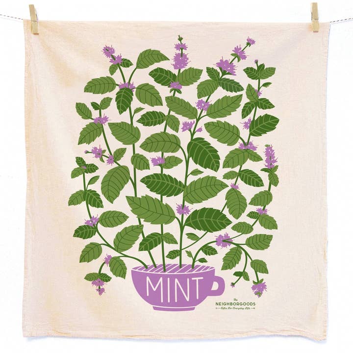 The Neighborgoods Mint & Melon Tea Towel Gift Set - Little Miss Muffin Children & Home