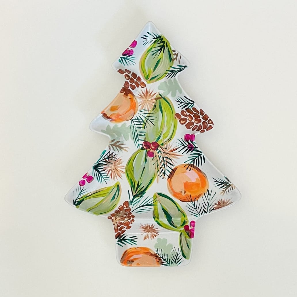 Jessica Reynolds Art Citrus Christmas Tray - Little Miss Muffin Children & Home