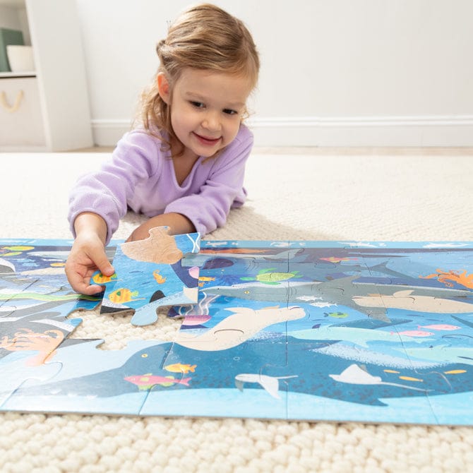 Melissa & Doug Search & Find Beneath the Waves 48pc Floor Puzzle - Little Miss Muffin Children & Home