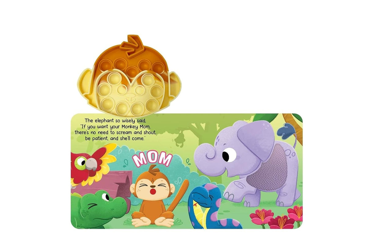 Little Hippo Books Little Monkey - Your Sensory Fidget Friend - Little Miss Muffin Children & Home