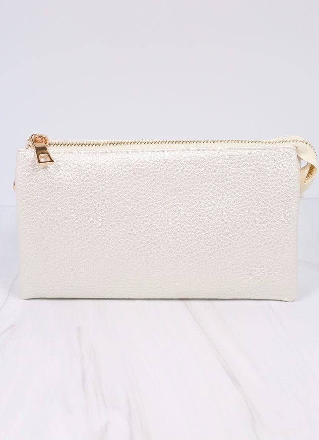 Caroline Hill Caroline Hill Liz Crossbody Bag in Pearl - Little Miss Muffin Children & Home