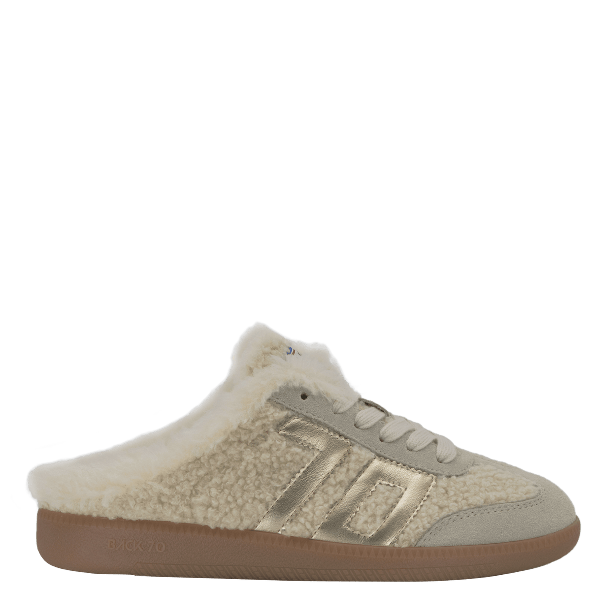 Back 70 Streetwear Easter FL Backless Sneakers in Butter Gold - Little Miss Muffin Children & Home