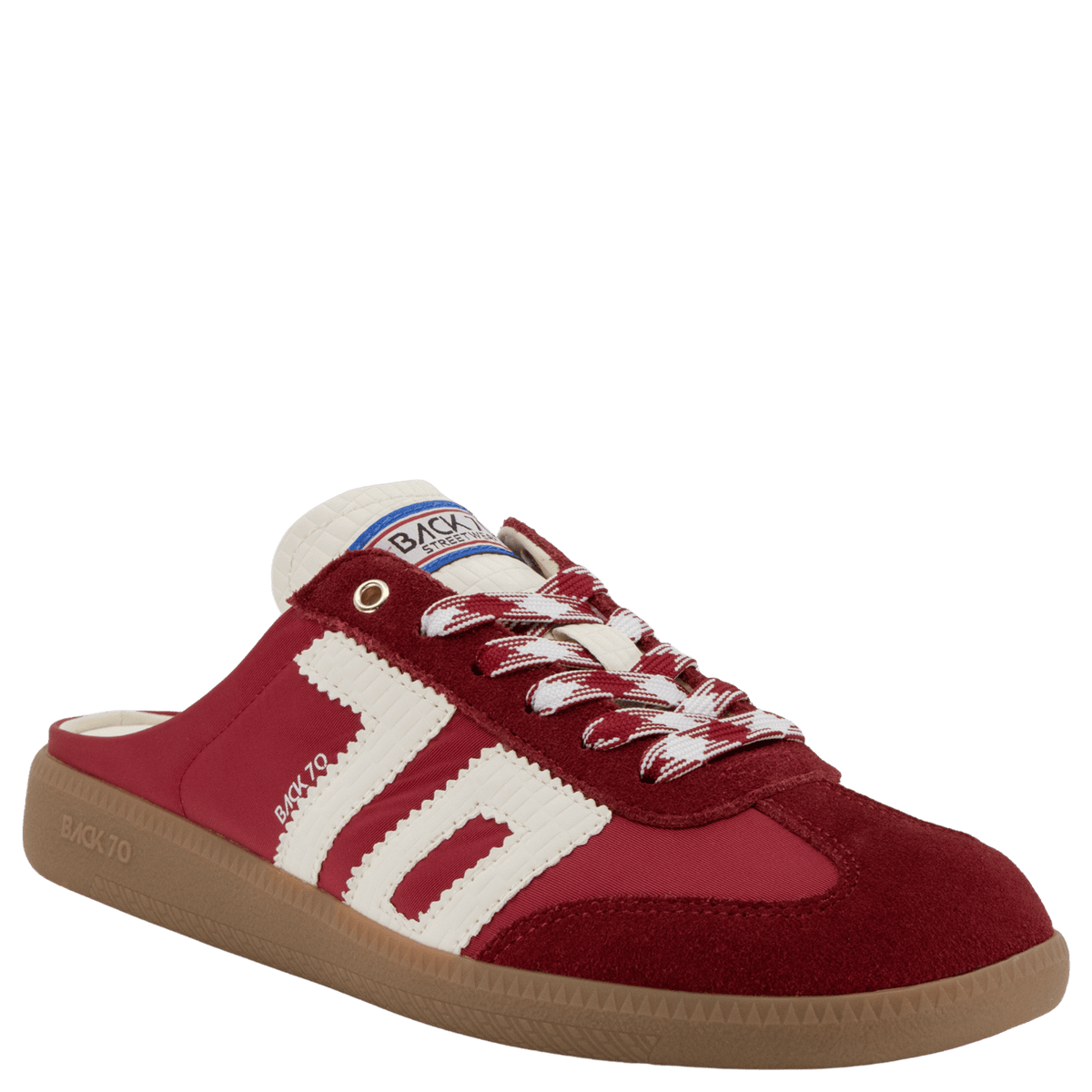 Back 70 Streetwear Easter Backless Sneakers in Red Milk - Little Miss Muffin Children & Home