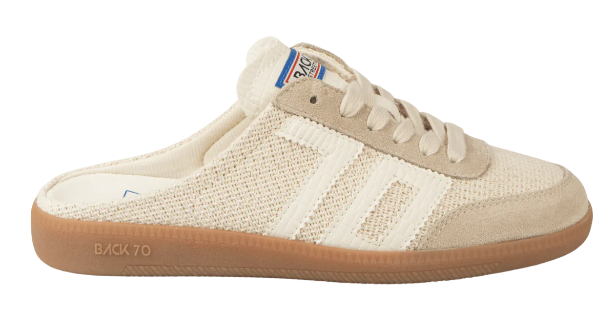 Back 70 Streetwear Easter Backless Sneakers in Sacco Milk - Little Miss Muffin Children & Home