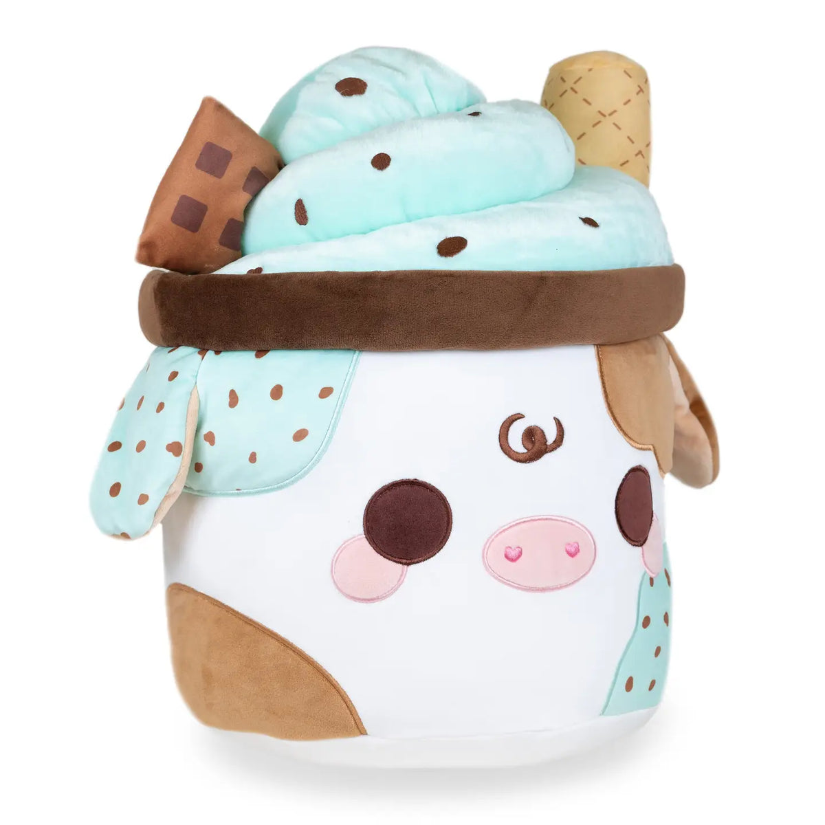 Cuddle Barn Hug Sized 17" Mint Chocolate Chip Mooshake Big Plush - Little Miss Muffin Children & Home