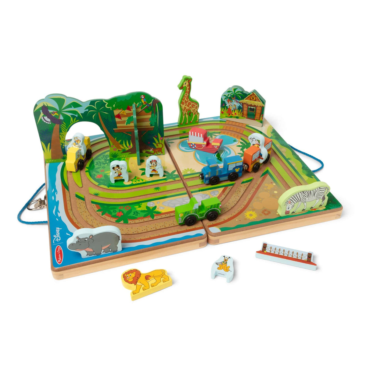 Melissa & Doug Disney Take-Along Safari Wooden Play Set - Little Miss Muffin Children & Home