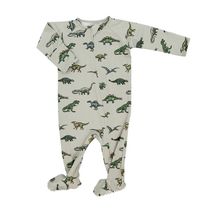 Sweet Bamboo Legendary Zipper Footie - Little Miss Muffin Children & Home